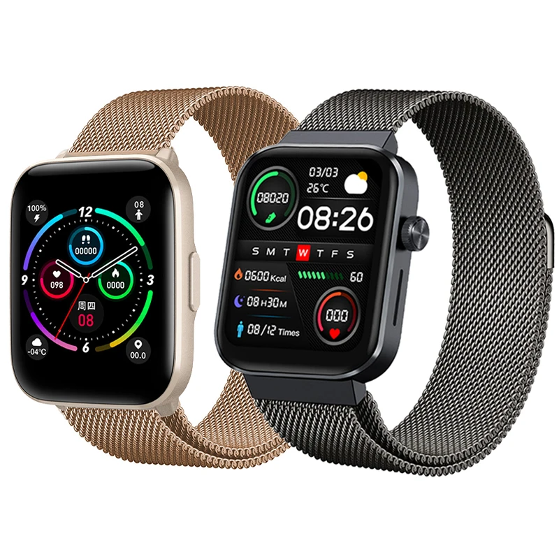 Metal Strap For Mibro T1 C2 Smart Watch Milanese Magnetic Loop