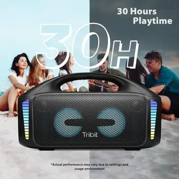 Tribit Portable Bluetooth Speaker 90W StormBox Blast Outdoor Wireless Speaker IPX7 Waterproof Party Camping Speaker 30H Playtime 3