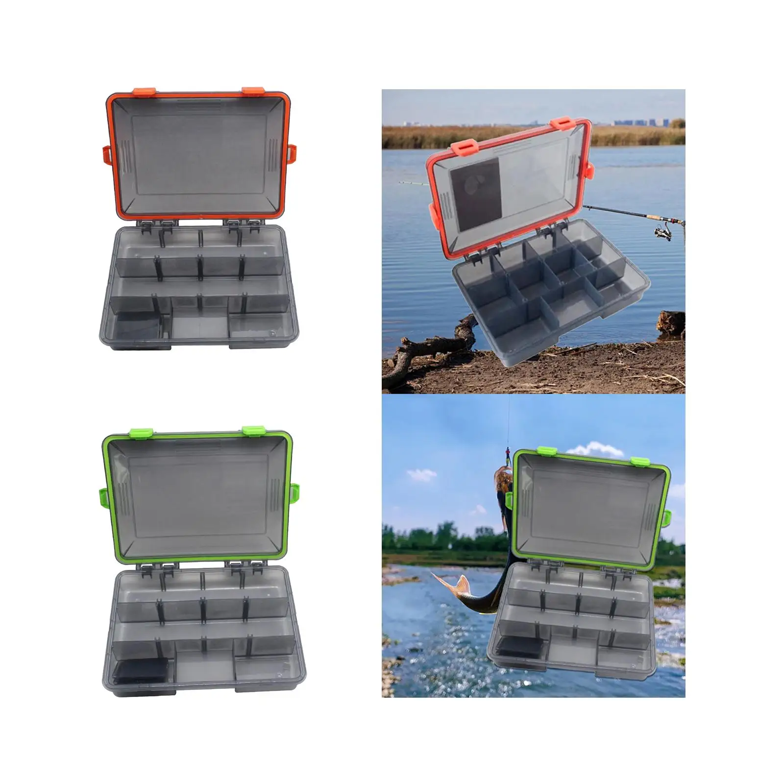 Fishing Tackle Box Organizer Accessories with Removable Inserts Fishing Tool Box Fishing Tackle Box Organizer Accessories with Removable Inserts Fishing Tool Box