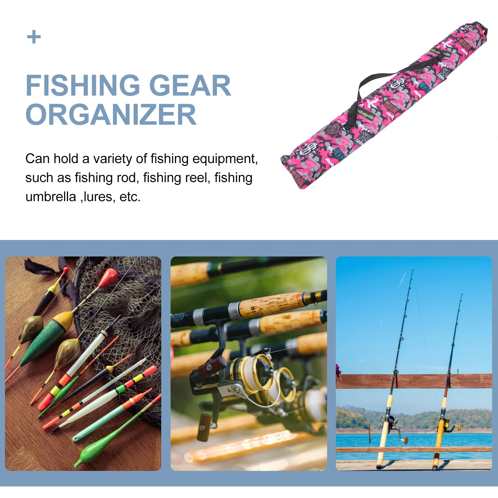 High Quality Multi Purpose Oxford Cloth Fishing Rod Bags Fishing Pole