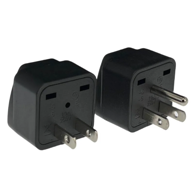 Universal German Russia AU UK Kr EU to US AC Power Socket America Plug USA Travel Charger Japan Adapter Converter Type B 10A