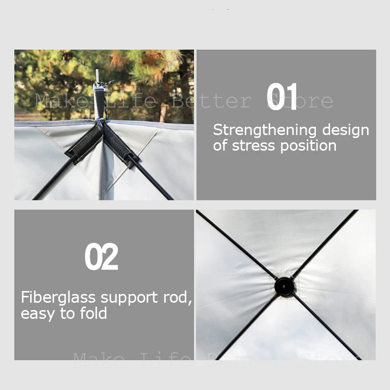 Camping Windscreen Tent Outdoor Cool Folding Windshield Canopy Shelter Picnic Windproof Wall Car camping windscreen