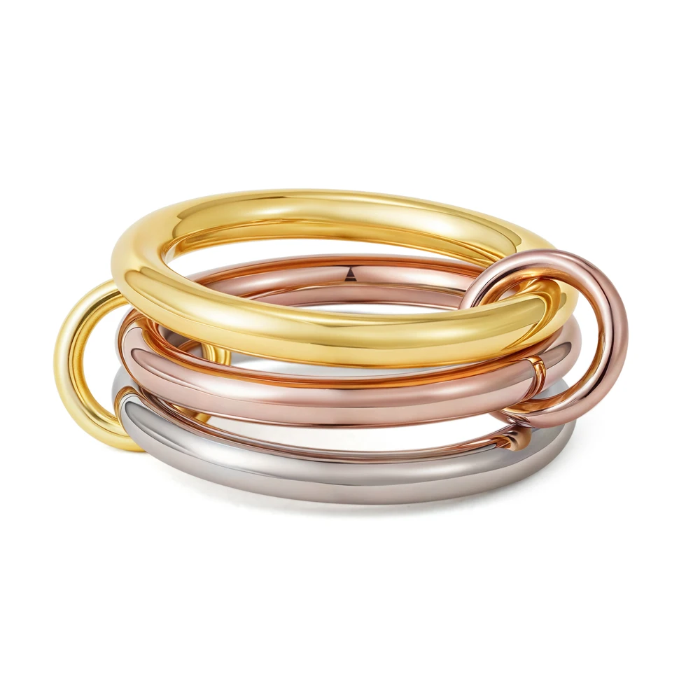 بساطتها مكعب الزركون التراص البنصر الزفاف للنساء ج...