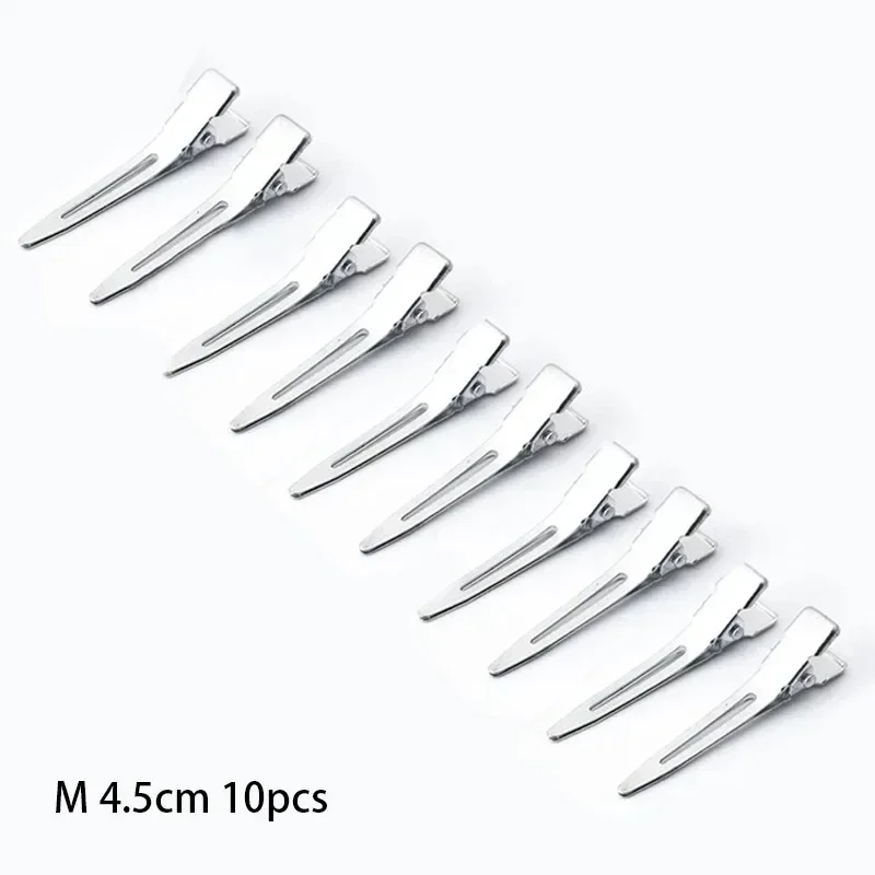 Hair Clips 10PCS Professional Ladies Salon Fixed No Bend No Crease Hairdressing Styling Tool