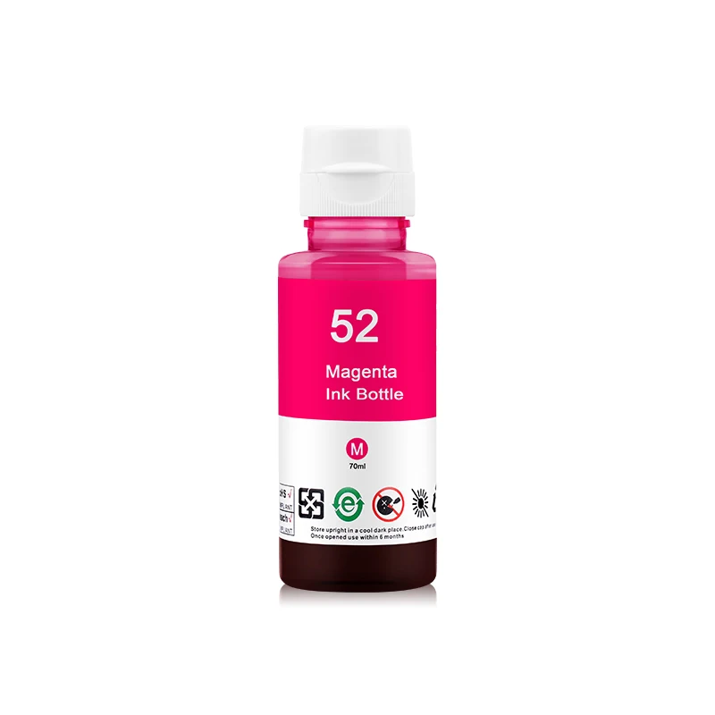 100ML*4 GT52 GT53 Refill Dye Ink For HP GT 52 53 Deskjet GT5810 GT5820 For HP 110 115 310 315 Inkjet Printer