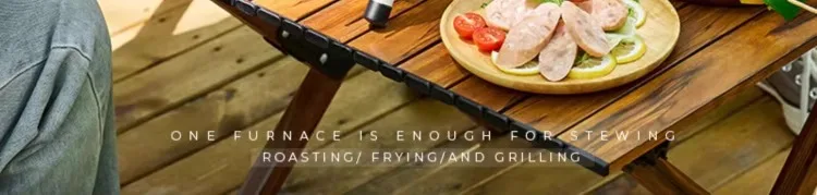 Description Picture 3 of itemPortable Foldable Barbecue Grill with Charcoal BBQ, Ideal for Outdoor Cooking