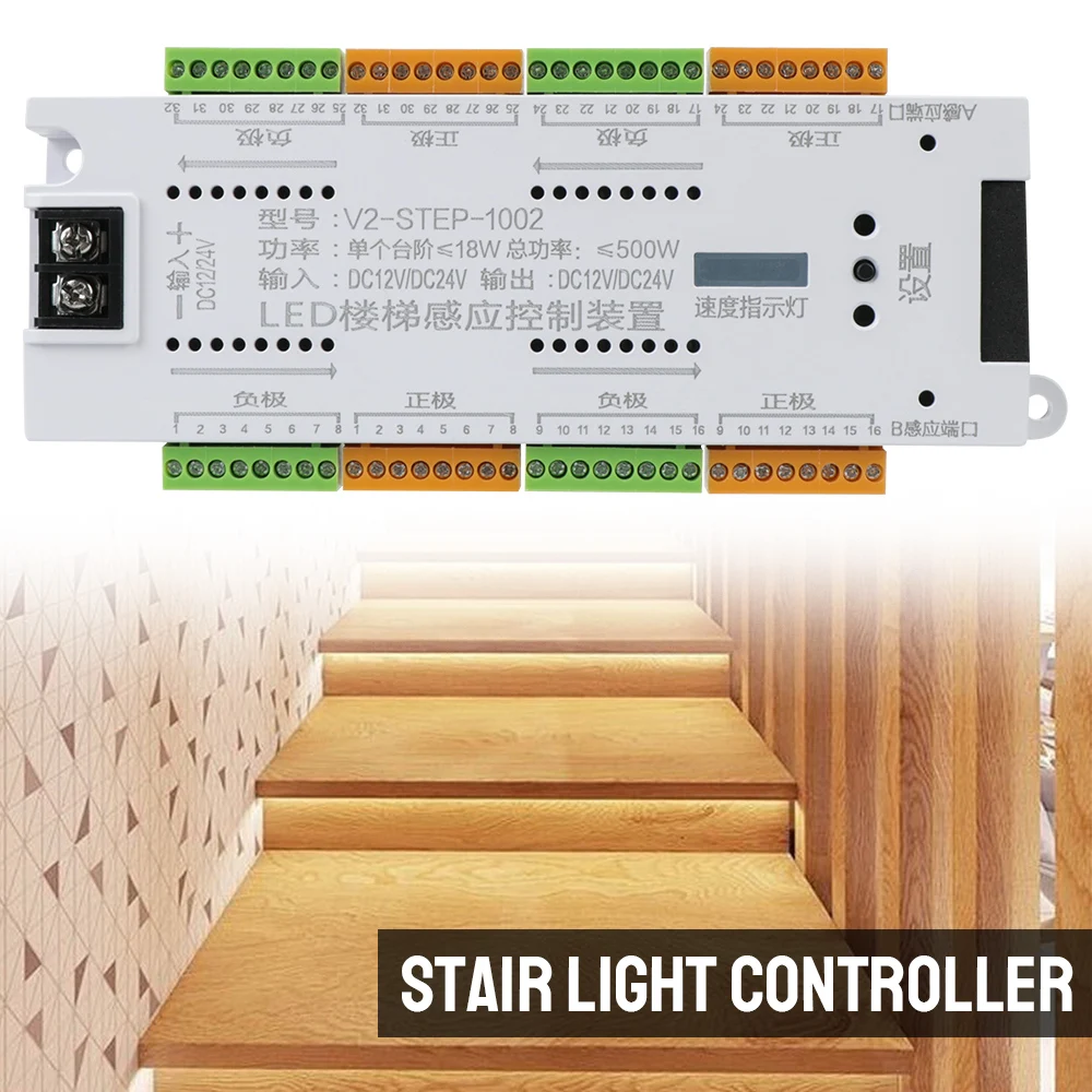 StairwayLightingLEDMotionSensorForStairsFlexibleStripDC12V