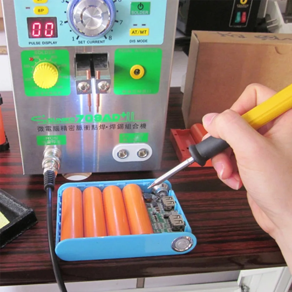 Electric Solder Iron Adapt To SUNKKO 709 Series Spot Welder Standard 936 Soldering Station Soldering Iron Handle T12 Heater