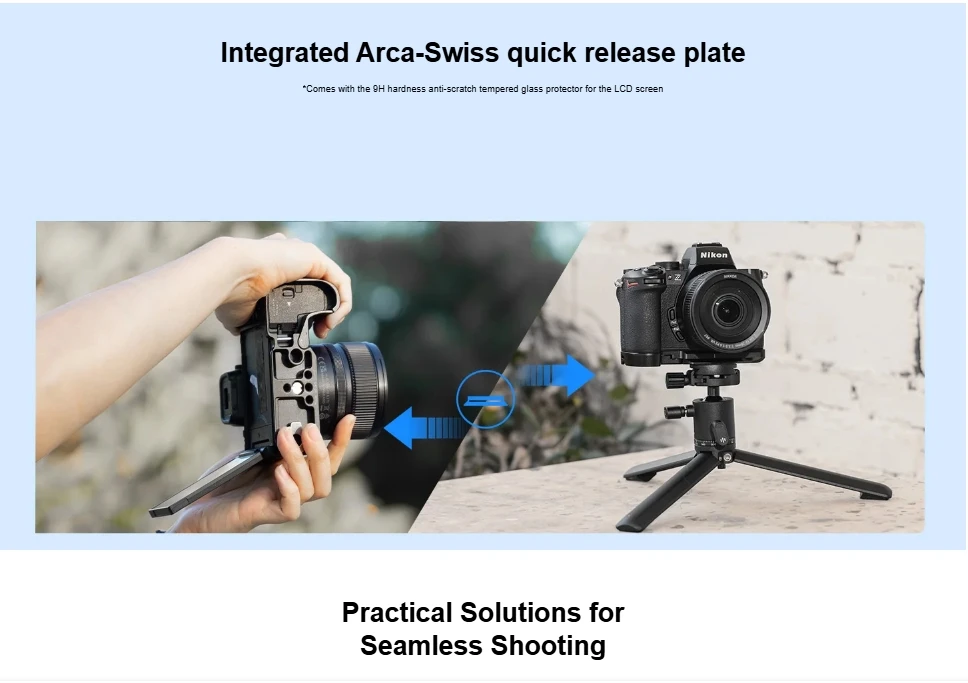 Nikon Z50 Ii FOTGA Camera Cage For Nikon Z50 Camera, Aluminium