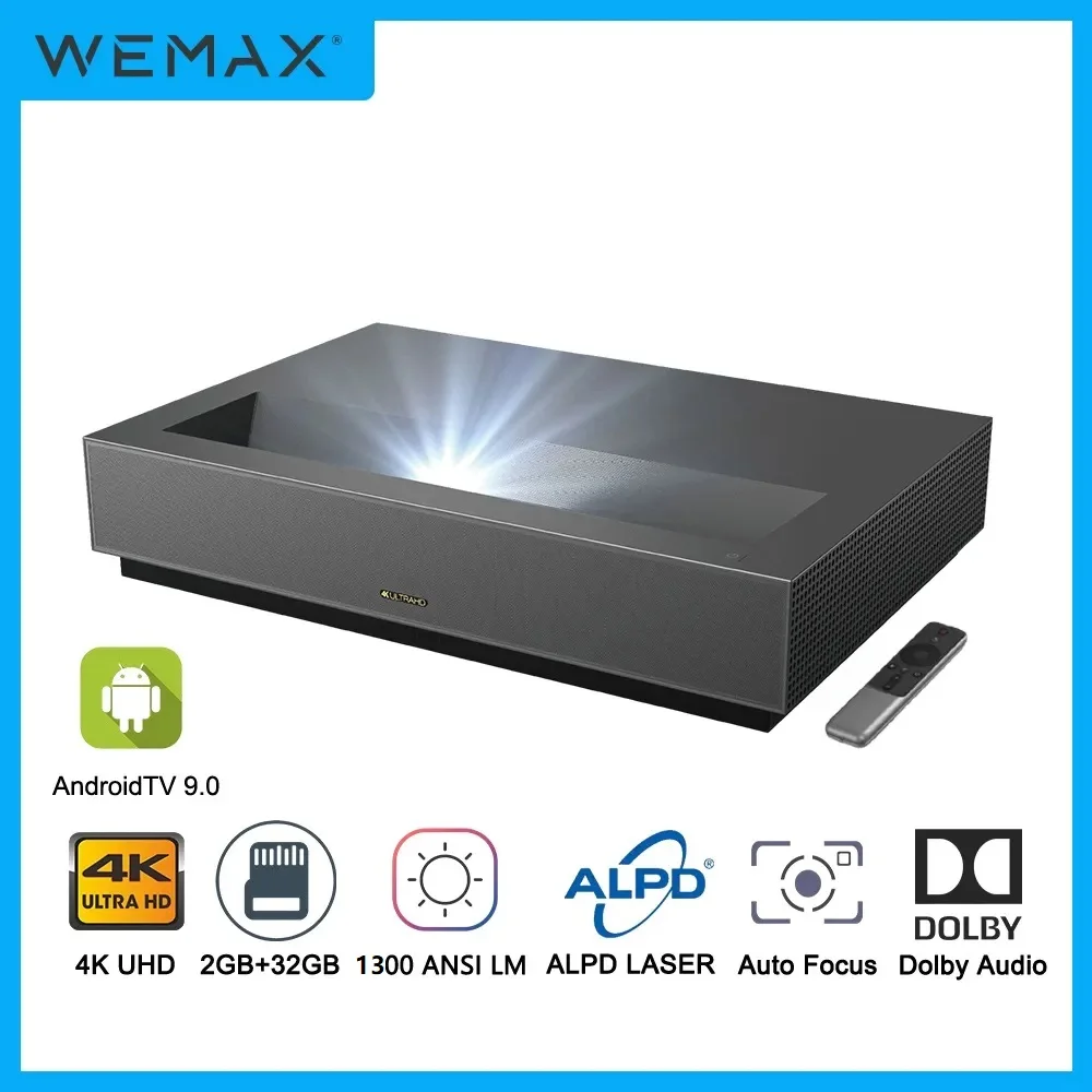 WEMAX Nova SE 4K UHD Proyector láser inteligente de alcance ultracorto y  pantalla ALR de 100 pulgadas – WEMAX ES