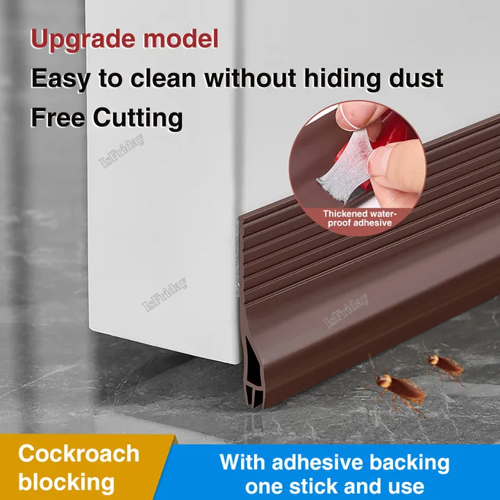 

Door Bottom Seal Strip Weatherstrip for Home Interior Doors Noise Blocker Soundproof Anti-Hot Door Draft Stoppe
