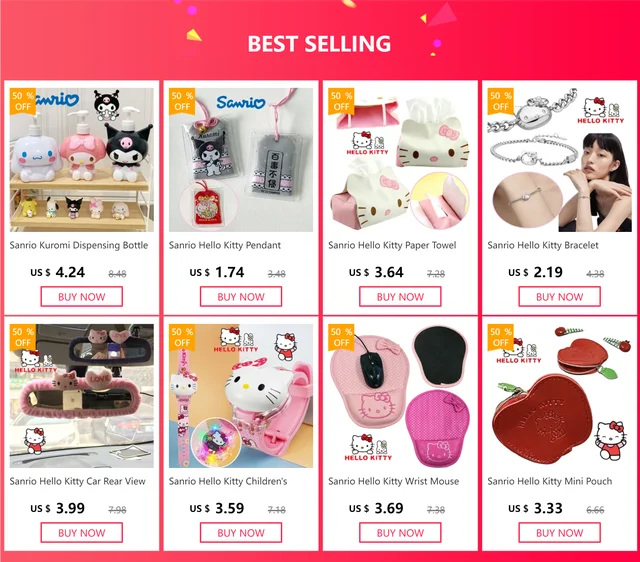 Sanrio Hello Kitty Cell Phone Pendant Lanyard Cartoon Phone Charm