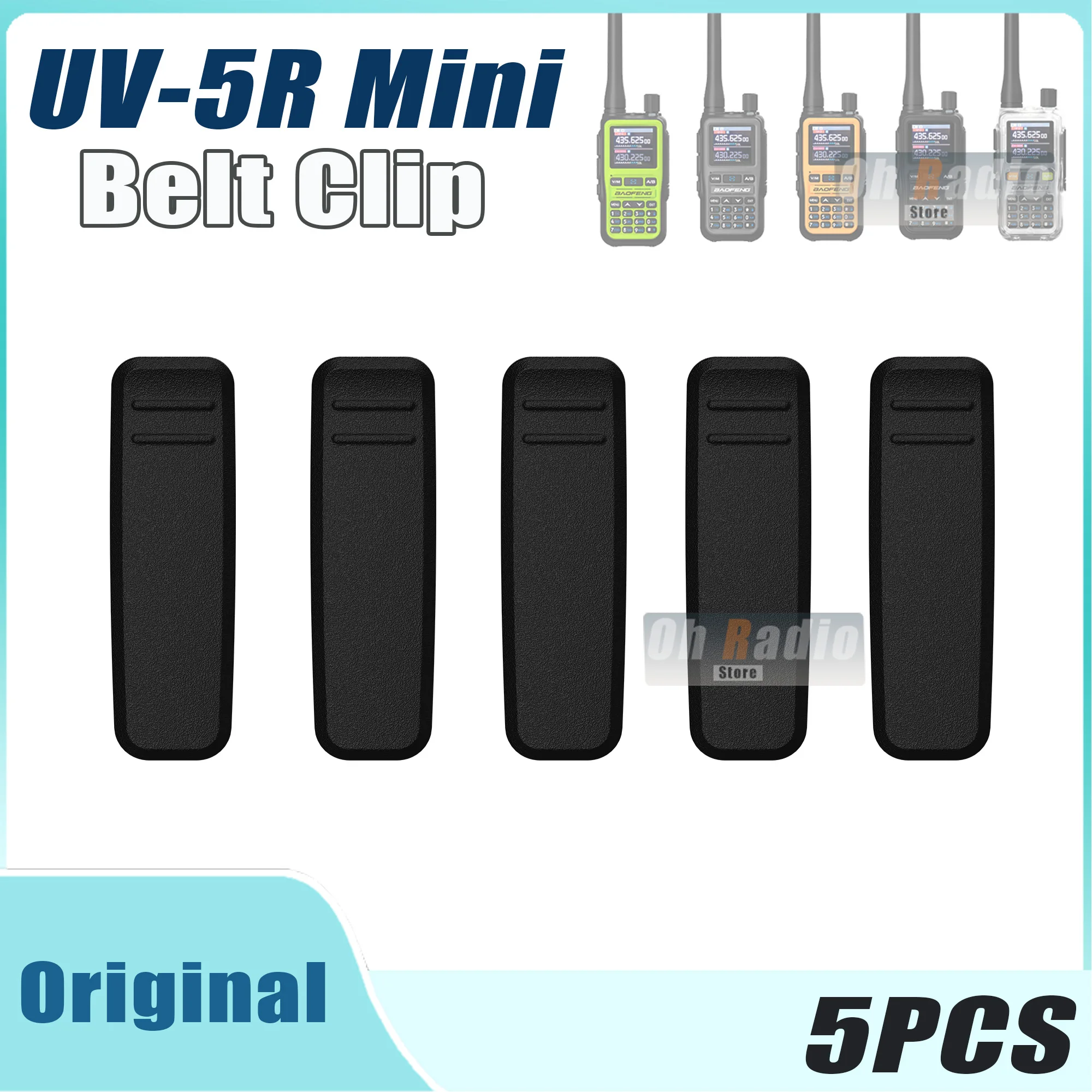 Original Baofeng UV-5R Mini Belt Clip for Walkie Talkie Accessories