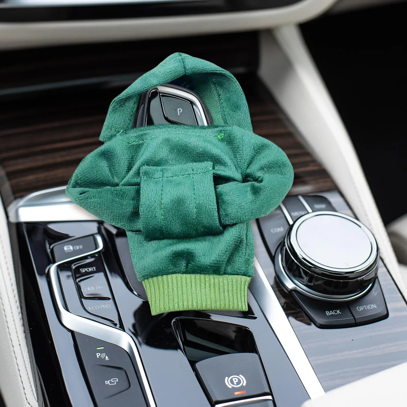 자동차 기어 시프터 노브 커버, 후드 맨투맨, 재미있는 시프터 보호대