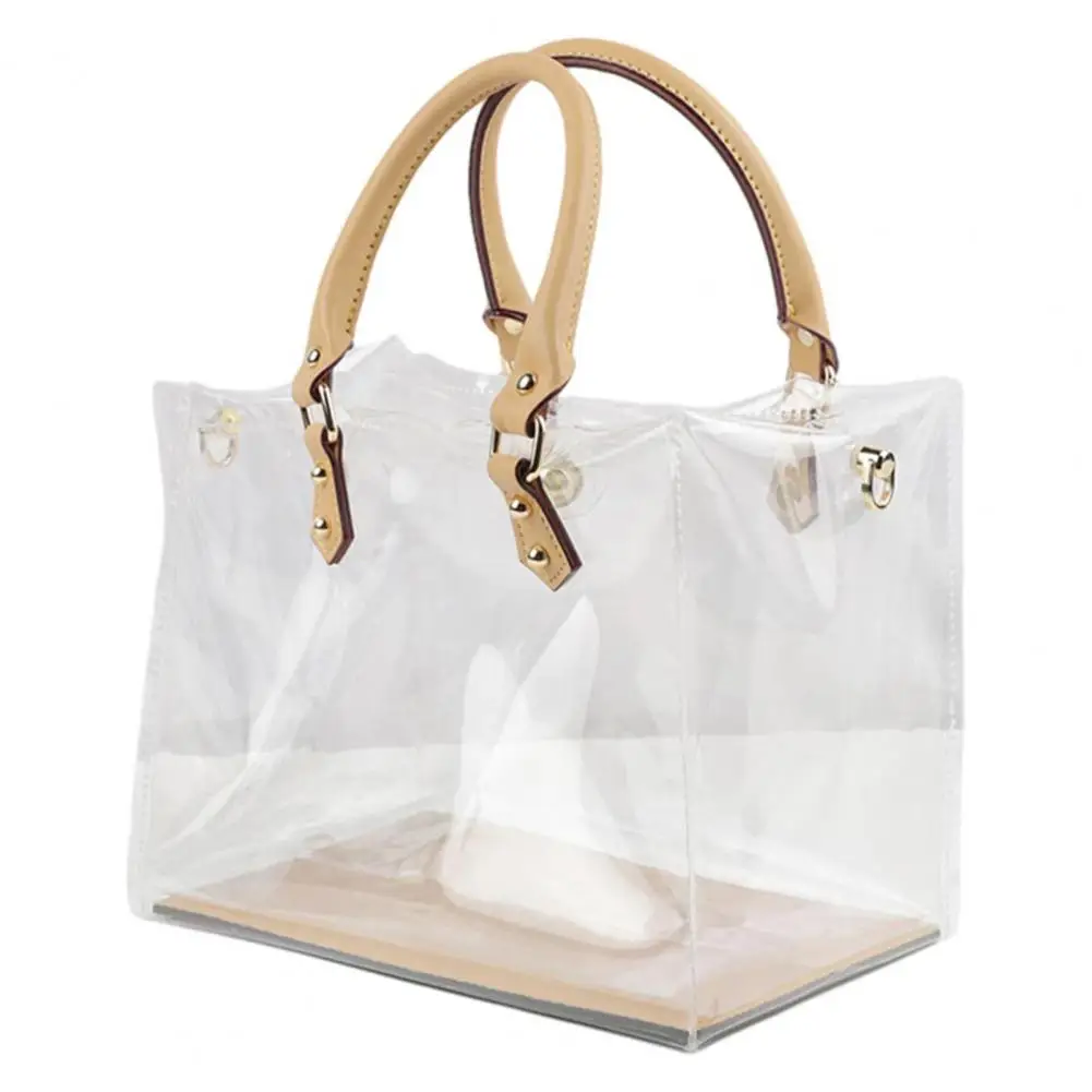 Zaino Borsa Tote Trasparente In PVC (LAVA) - Per Donna E Uomo, Affari O Tempo Libero