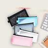 Girl Mesh Cosmetic Bag Nets Stationery Pencil Bag Case Holder Zipper Portable Lipsticks Keys Coin Charge Cable Organizer Case