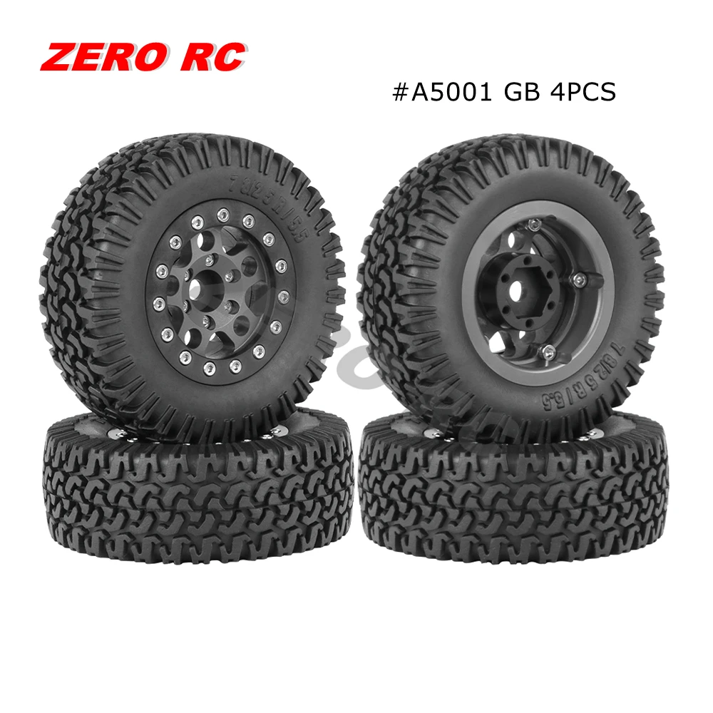 組み立てられた金属タイヤ,1.55 1/10インチホイール76mm,1/12 rc