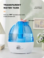 Cold Mist Humidifier Quiet Ultrasonic Humidifier - Adjustable -360 Rotating Nozzle, Automatic Shutdown, Humidifier for Baby Nurs 2