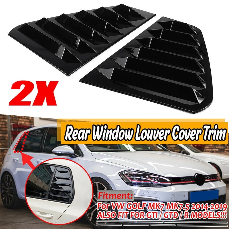 

1 пара, накладки на окна на вентиляционное отверстие для Volkswagen Golf MK7 MK7.5 GTI R 2014-2019