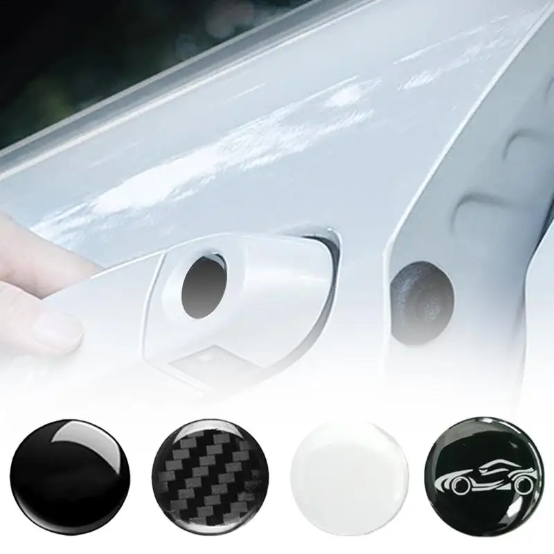4pcsCarDoorLockKnobsCarDoorKeyholeCoverStickerUniversallCar