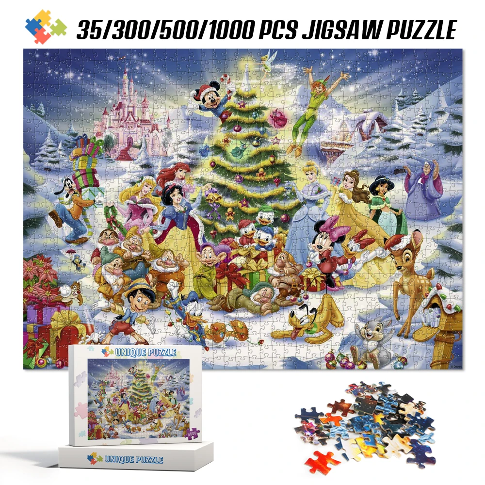 Disney Cartoon 1000 pezzi Jigsaw puzzle per adulti topolino Anime puzzle di  cartone giocattoli Tangram educativi