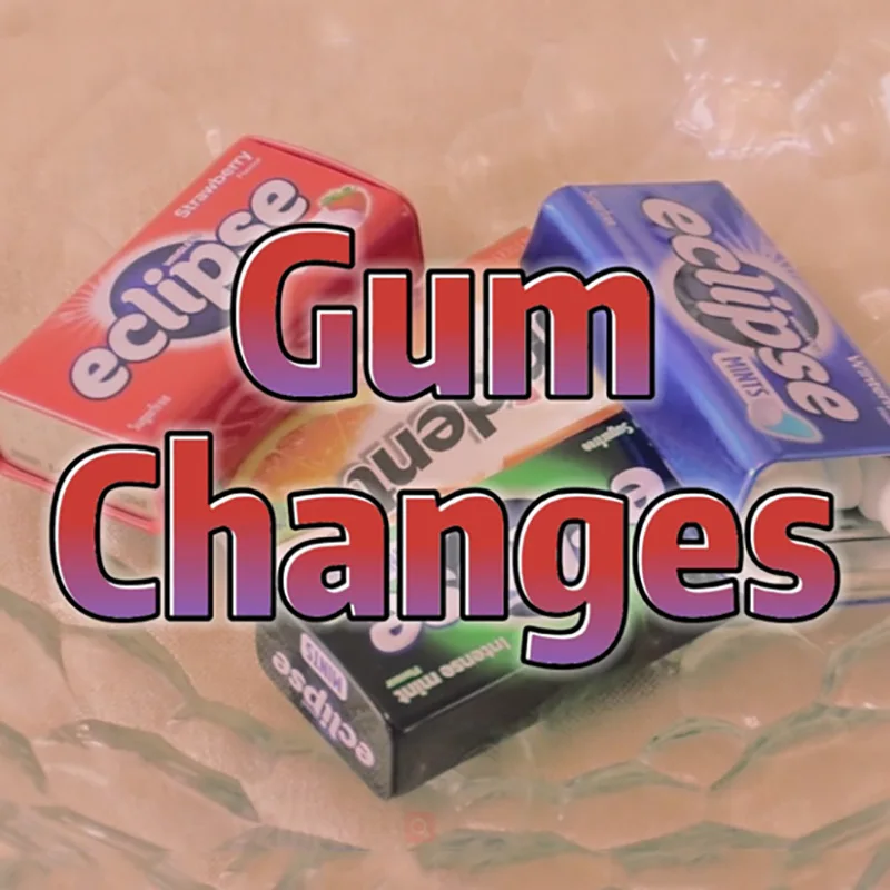 

Gum Changes Magic Tricks Magician Close Up Street Illusions Gimmicks Mentalism Props Tour De Magie Fun Chewing Gum Change Magia