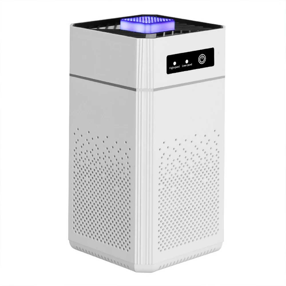 

Air Purifier Remove Smoke Odor Formaldehyde Negative Ion Generator with HEPA Filter Portable Air Cleaner for Car Room Kitchen