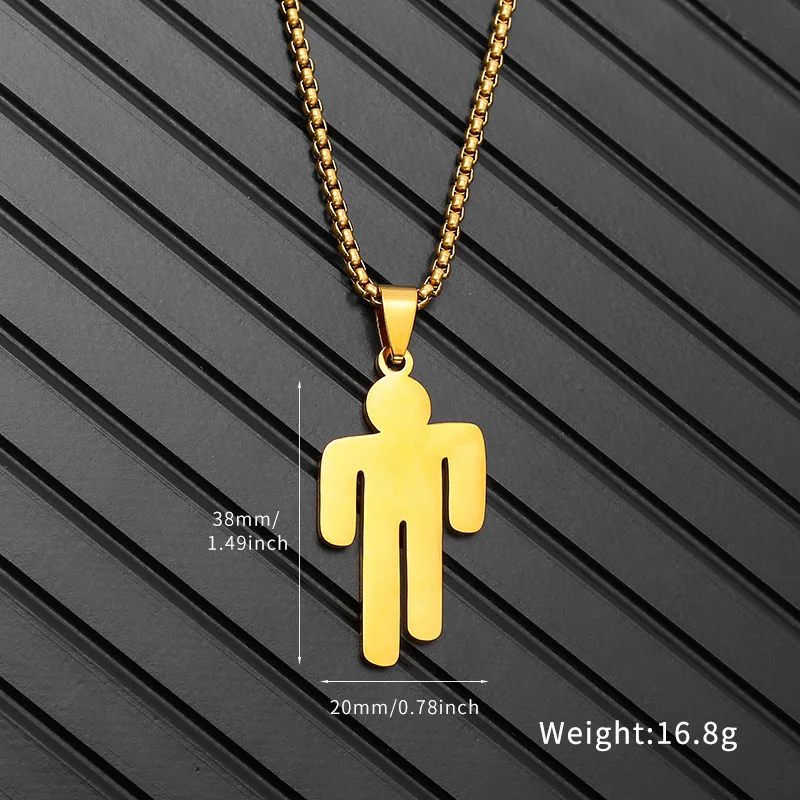 billie necklace Pendant Neck Decoration Accessories Fashion Jewelry Gift - 4