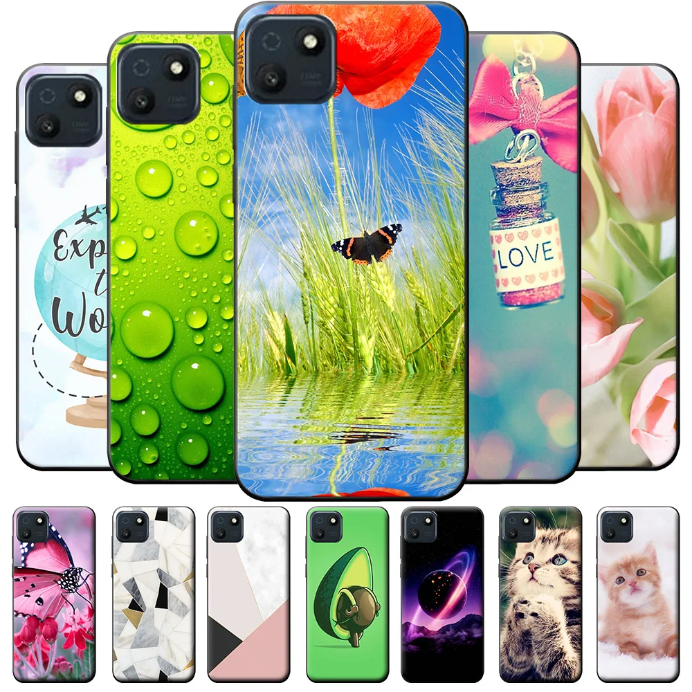 Per Wiko T10 Case W-V673-01 6.5 Fashion Marble Custodia Antiurto Per Wiko T10 W-V673-02 Cute Matte Tpu Silicone Bumper Funda