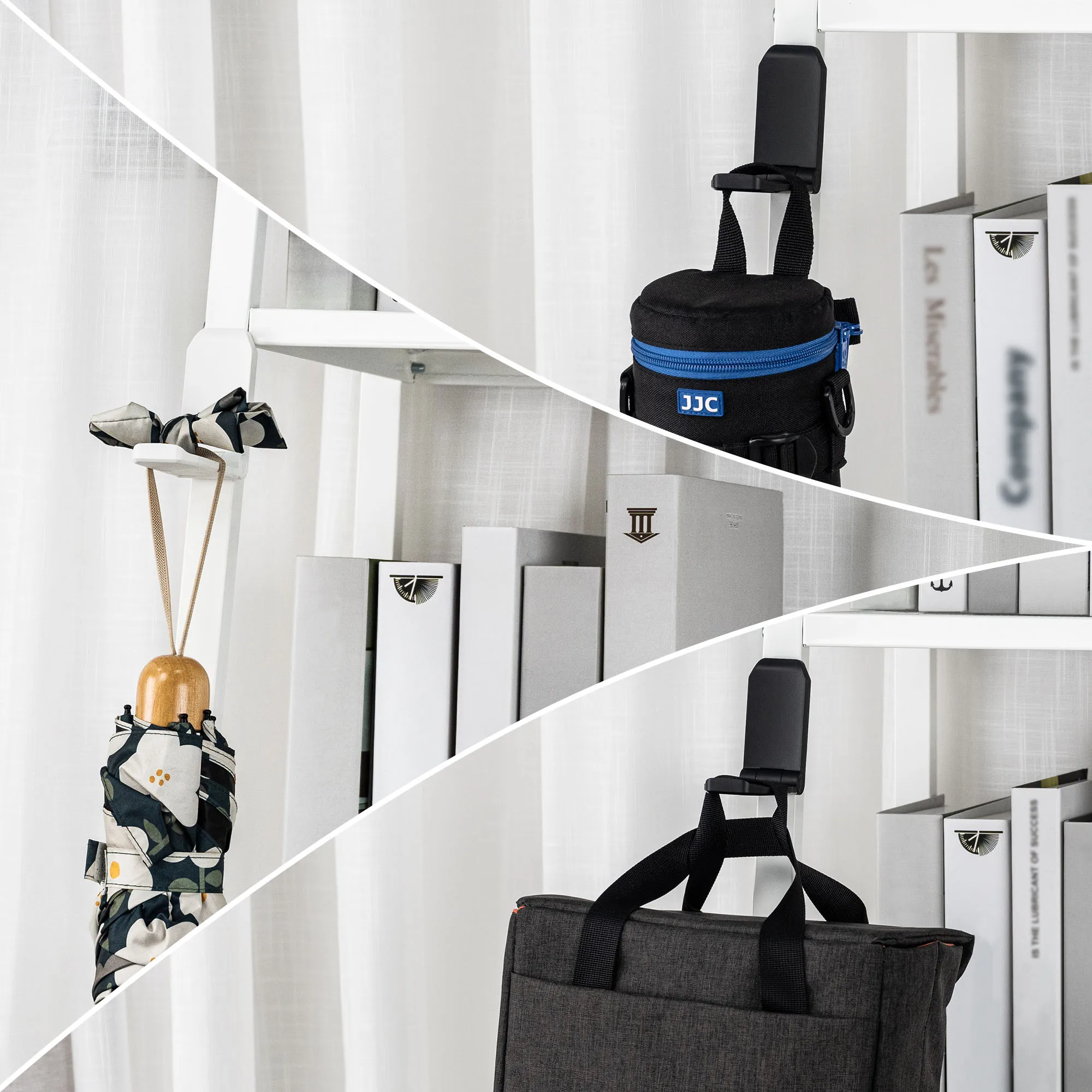 2er-Pack Kopfhörer-Aufhänger, PC-Gaming-Headset-Halter, Ständer, selbstklebende Halterung für Wand, faltbare Kopfhörer, Hakenhalterung unter dem Schreibtisch – Detail 12
