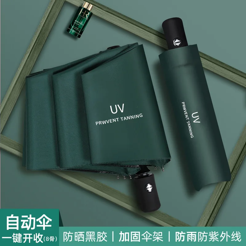Reinforced 24-Bone Umbrella, Men's Business Strong And Durable Wind-resistant Umbrella, Anti-UV Sunscreen Umbrella Women's Sunny