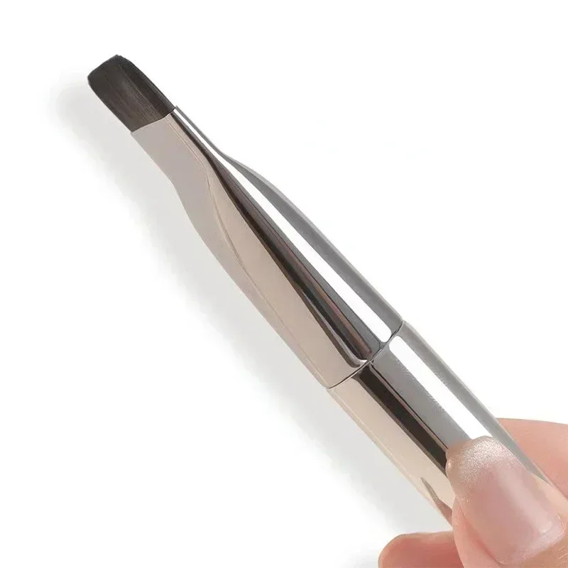 Ultra Thin Foundation Brush Lightweight and Thin Face Contour Brush Flat Contour Brush Blending Foundation Cream Makeup Brushes 5