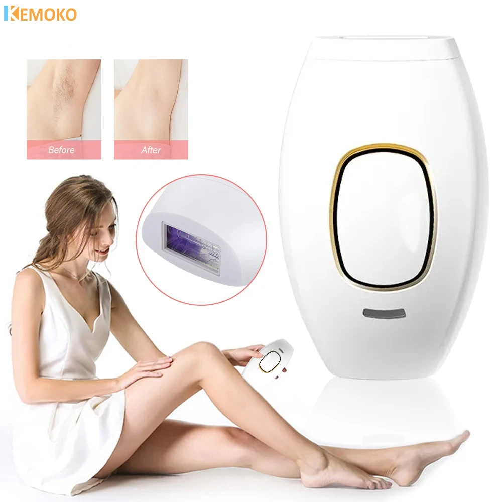 

Women Lady 500000 Laser Epilator Painless Flash Hair Removal Home Use Devices Body Bikini IPL Flash Depilator Pulses Hair Remove