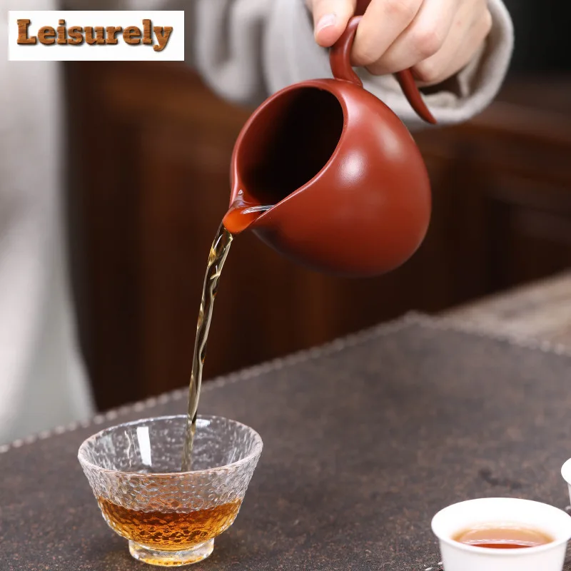 200ml Yixing Zisha Tea Pitcher Divide Tea Serving Cup Cha Hai Dispenser Household Justice Cup Fair Mug Drinkware Supplies Craft