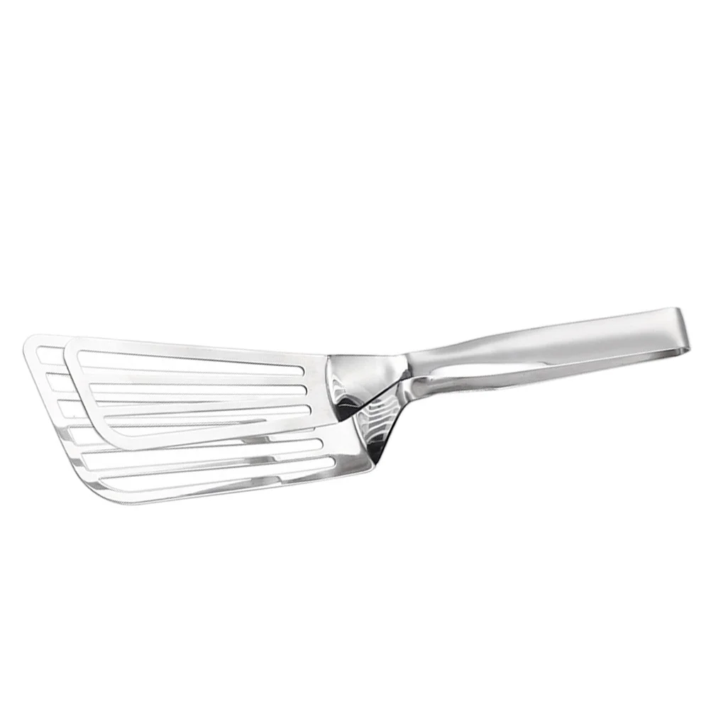 

Stainless Steel Barbecue Steak Clamp Tong Roasting Vegetable Fruit Bread Fried Steak Barbecue Tongs Clamp Turner Flipper for