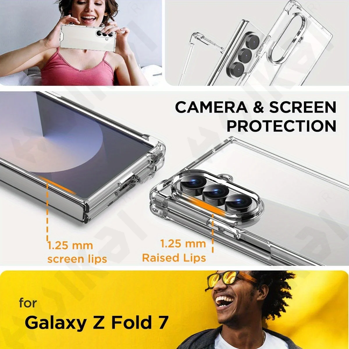 Transparent Shockproof Magnetic MagSafe Silicone Case with Soft TPU