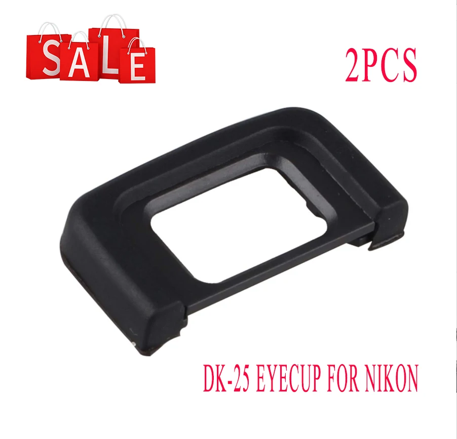 

2pcs DK-25 Rubber Eyecup Viewfinder Eyepiece For Nikon D3300 D3200 D3100 D3000 D5500 D5300 D5200 D5100 D5000 DSLR Camera Access