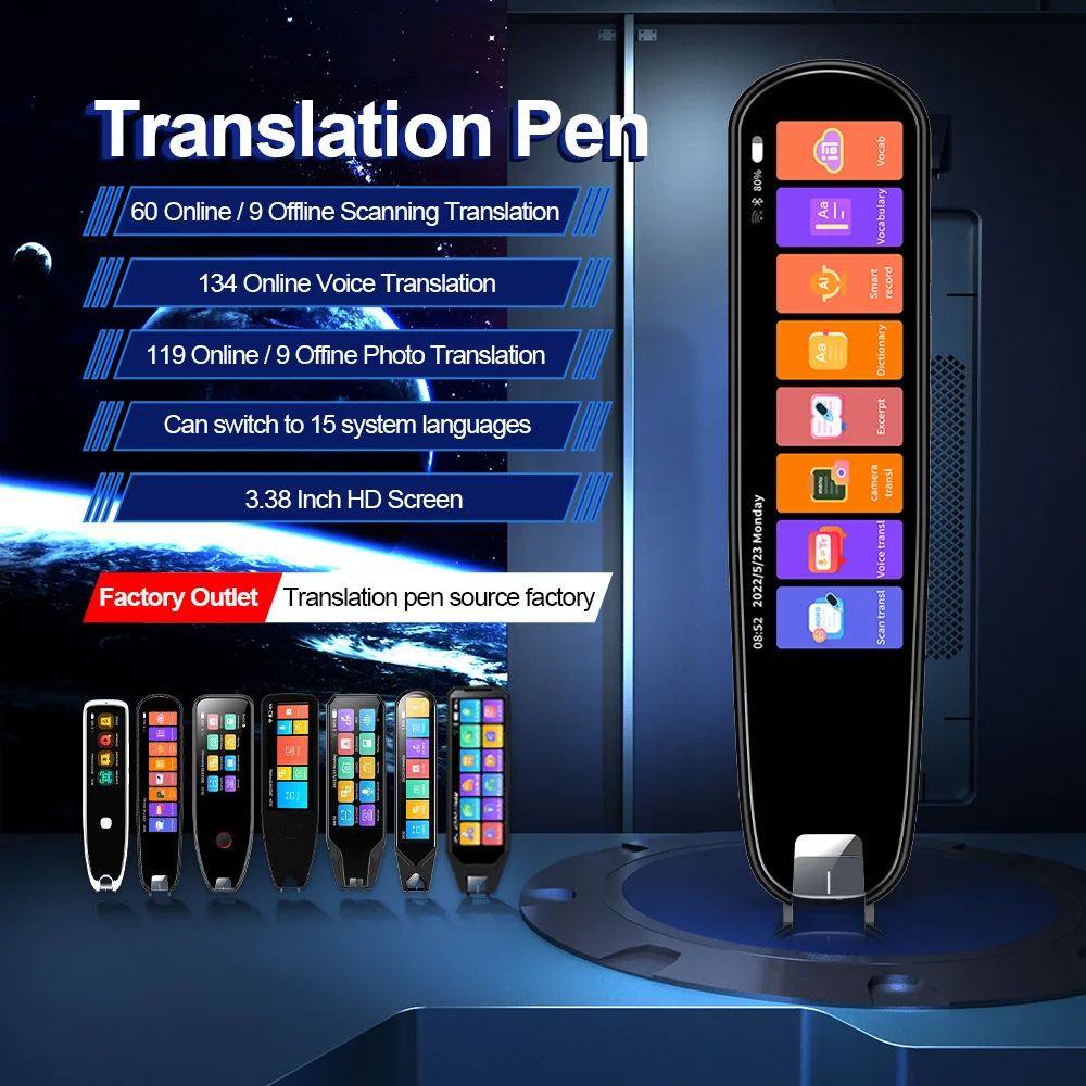 Smart Offline Scan Translator Pen Business Travel Translator for language learners to read translation pen