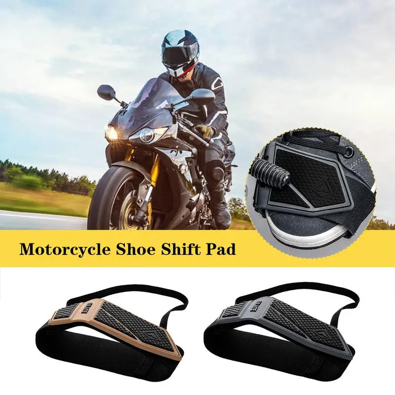 

Motorcycle Shoes Protection Gear Shift Pad Rubber Motorcycle Shoes Protection Anti-skid Adjustable Shifter Shoes Covers