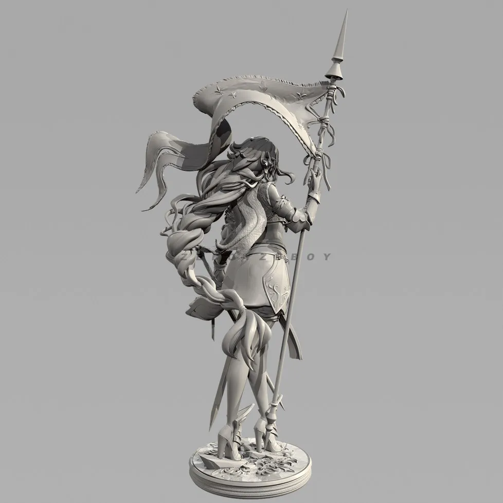 남자의 키 55mm 75mm 95mm 수지 모델 키트 무색 및 자체 조립(3D 프린팅) TD-7685/3D