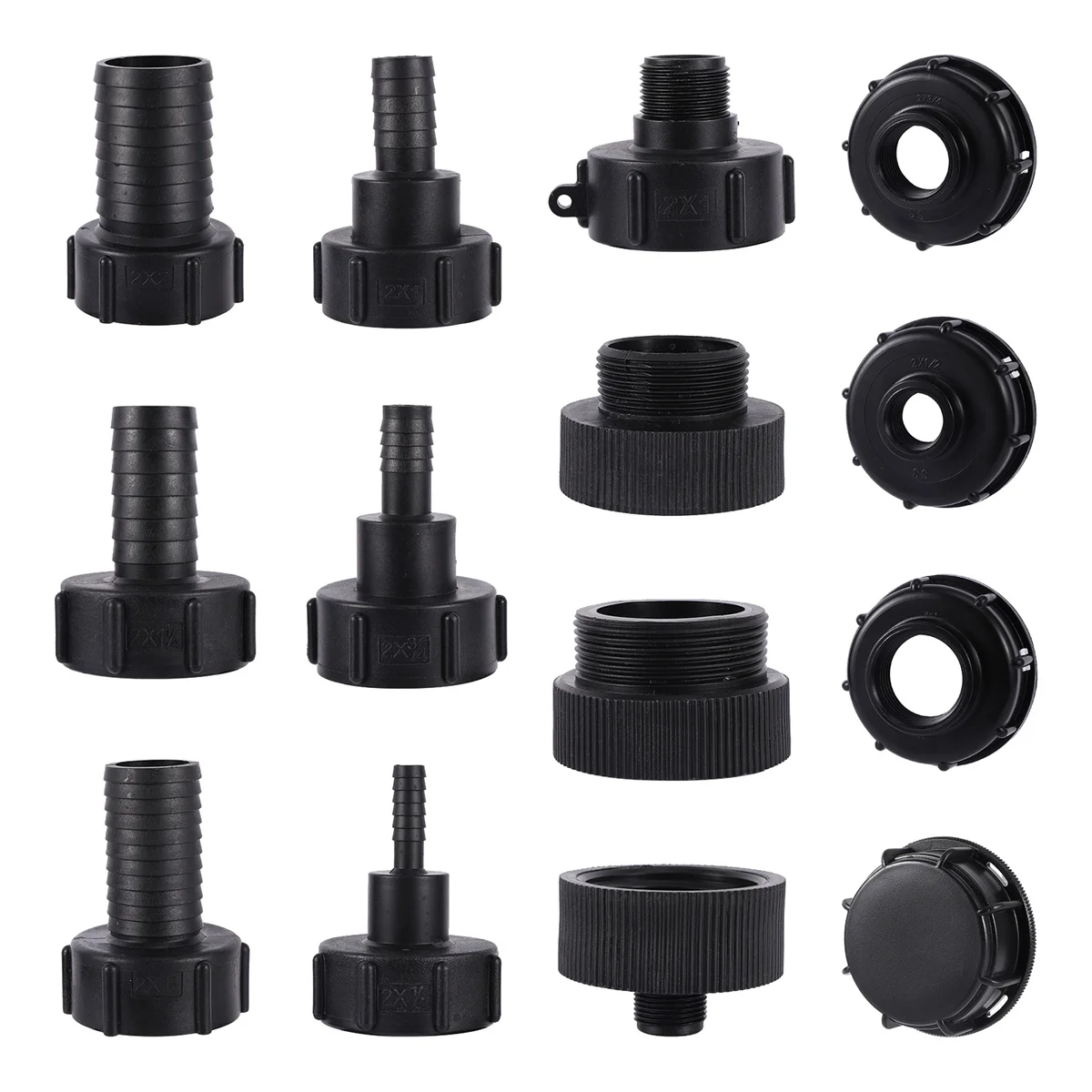

IBC Tank S60 Coarse Thread Connector Garden 3/4" 1" 1.5" 2"Male/Female Thread Adapter 1/2" 3/4" 1" 1.25" 1.5" 2"Pipe Barb Joint