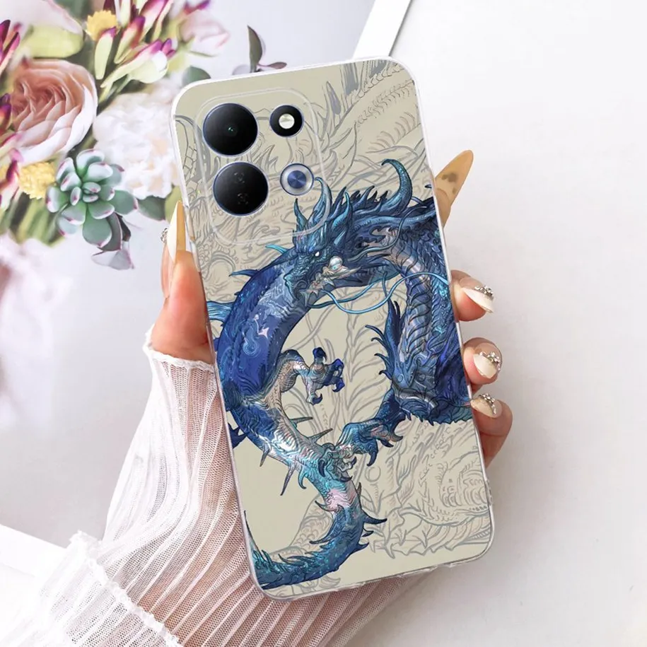 Cute Cartoon Animal Soft Silicone Clear Phone Case Cover
