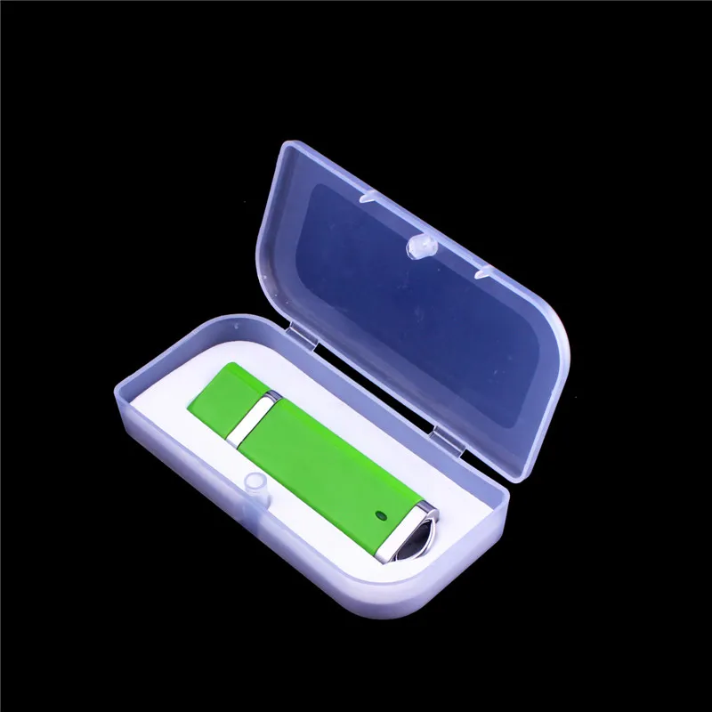 플라스틱 상자 USB 플래시 드라이브 128GB 블랙 메모리 스틱 64GB 크리 에이 티브 비즈니스 선물 펜 드라이브 32GB 레드 Pendrive 블루 U 디스크