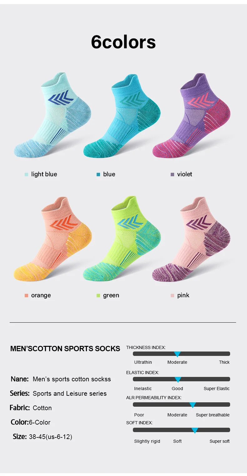 5 Paar Damen-Basketballsocken, Marathon-Sport-Laufsocken für Damen, Socken für professionelles Training, Fitnessstudio, Socken für Damen – Detail 6