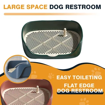 Toilette per cani da compagnia Toilette portatile per vasino per cani Trainer Lettiera Anti-spruzzi Animali domestici Toilette per cuccioli Gattini Strumento per la pulizia