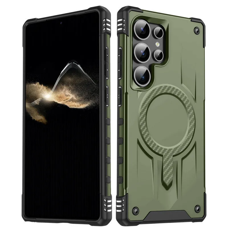 Military-Grade Airbag Drop-Proof Magnetic Protective Phone Case