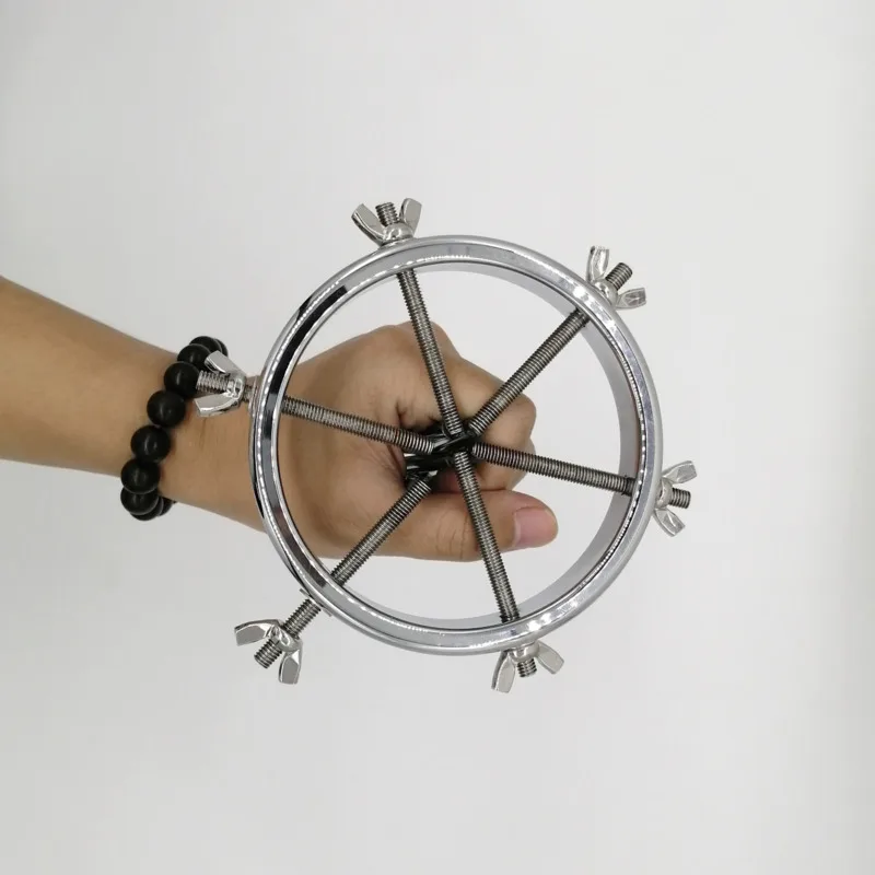 Adjustable Metal Expanding Anal Dilator Hollow Speculum Tunnel Butt Plug Extreme Vaginal Anal Stretcher Sex Toys for Men Women