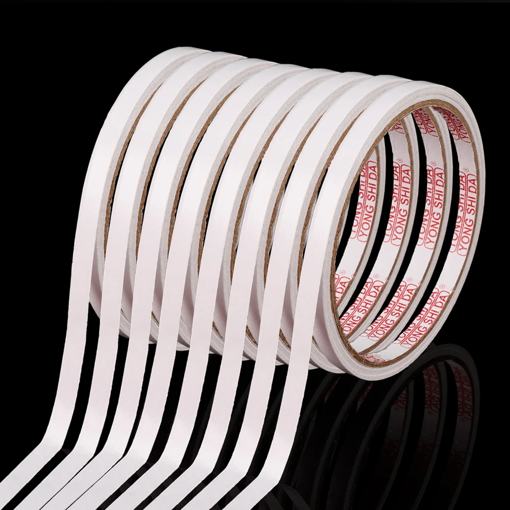 2pcs 20mm X 12m White Super Strong Double Sided Adhesive Tape