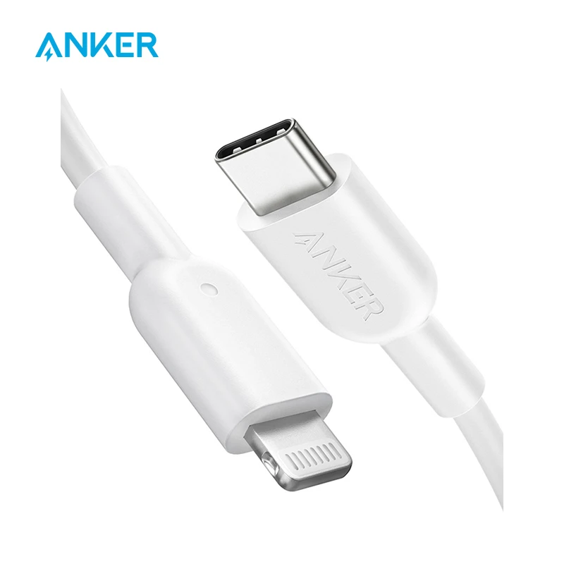 Кабель Anker с USB C на Lightning [6 футов сертифицирован MFi] Powerline II для iPhone 13 Pro 12 Max 11 X XS XR 8 Plus