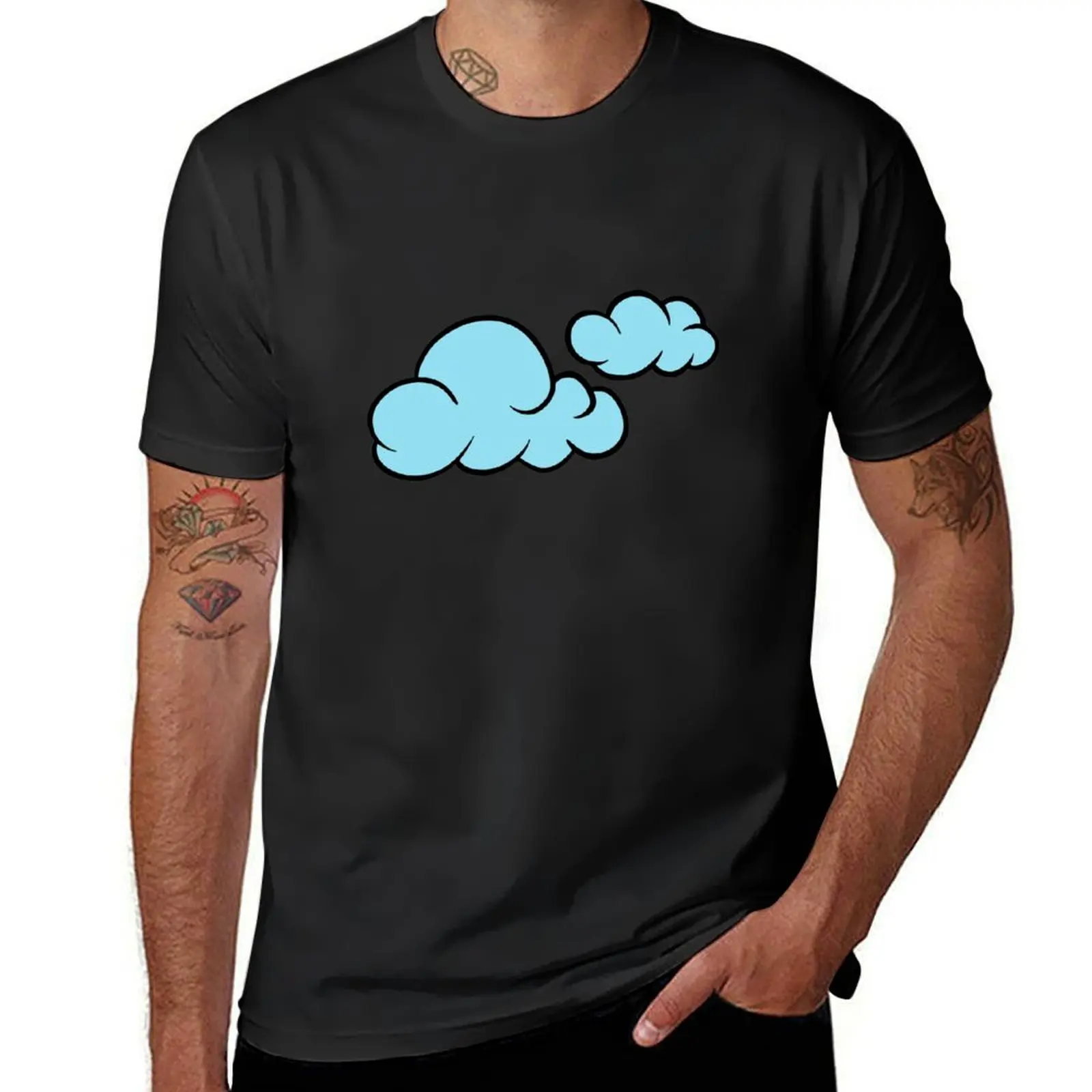 

SUMMER CLOUDS T-Shirt kawaii clothes quick drying Aesthetic clothing mens t shirts pack